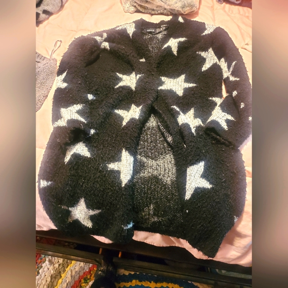3 one size fits all sweaters